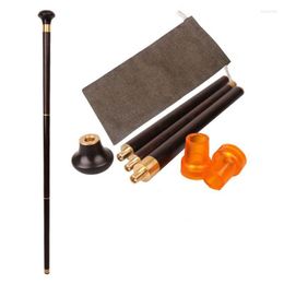 Trekking Poles Walking Sticks Ebony Luxurious Climbing And Hiking Cane Elderly For Self - Defensy