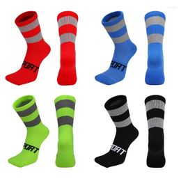 Sports Socks High Quality Professional Cycling Men Women Unisex Reflective Nylon Breathable Basketball Running Outdoor Sport