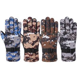 Ski Gloves Tactical Military Men Winter Warm Anti-Slip Waterproof Thermal Heated Outdoor Hunt Hiking Fishing Snow L221017