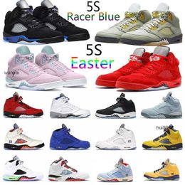 2023 Jumpman 5 5s mens basketball shoes Racer Blue Easter Concord Oreo Red Suede Sail Wolf Gray Fire Red Moonlight White Coment Michigan men JERDON