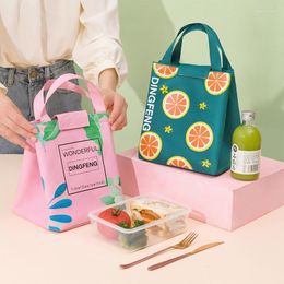 Storage Bags 2022 Portable Oxford Lunch Fresh Cooler Pouch For Office Students Convenient Box Tote Couples Food Container Bag