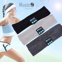 Yoga Hair Bands Wireless Bluetooth Music Headset Headband Knits Sleeping Headsets Unisex Sport Speaker Headset For Workout Jogging Yoga L221027