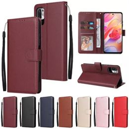 Wallet Phone Cases for Samsung Galaxy A5 A6 A7 A53 A02S A03S A12 A13 A21S A31 A32 A33 A50 A51 A52 Lambskin Grain PU Leather Flip Kickstand Cover Case with Card Slots