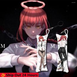 Keychains Anime Chainsaw Man Makima Mini Dakimakura Keychain Pillow Hanging Ornament Phone Cute Gift 12x4 Cm