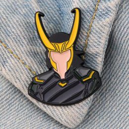 Brooches LT1262 Loki Cool Stuff Cute Enamel Pin Bag Lapel Cartoon Badges On Backpack Decoration Jewelry Gift Accessories