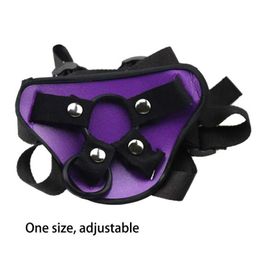 Beauty Items Lesbian Strap-on Dildo Pants Adjustable Belt Strap ons Harness For Women Strapon Panties With O-Rings Wearable sexy Toys