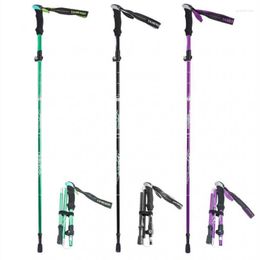 Trekking Poles Camping Portable Walking Hiking Stick 5-Section Outdoor Fold Pole Ultralight