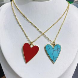 Pendant Necklaces Fashion Adjustable White Blue Shell Medium Charm Gold Plated Girlfriend Gift Necklace Accessories For Women Jewellery