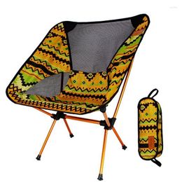 Camp Furniture Super Light Breathable Backrest Folding Chair Portable Beach Sunbath Picnic Barbecue Fishing Stool