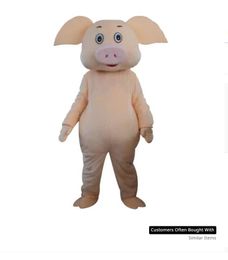 big ear pig Mascot Costumes Halloween Fancy Party Dress Cartoon Character Carnival Xmas Easter Advertising Birthday Party Costume Outfit Costume Outfit Carnival