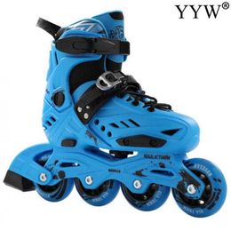 Ice Skates Size 38-43 Girls Women Kids Children Roller Skating Shoes 1 Row Line Outdoor Training Gym Sport Sliding Inline Sneaker L221014