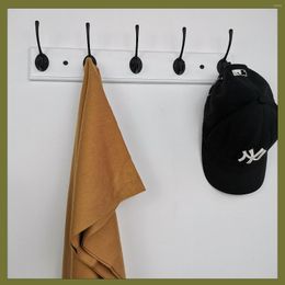 Clothing Storage Lomejii Wood Coat Rack Wall Mount With 5 Hooks Heavy Duty Clothes Hanger For Winter Hat Key Modern Deco Entryway