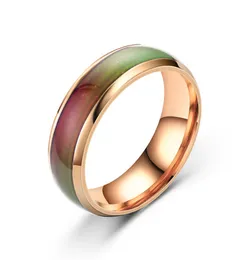 Wholesale Temperature-Sensitive Sealing Glaze Seven-Color Color Changing Ring Light Plate Temperature-Sensitive Couple Rings