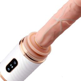 Sex toy s masager Wireless Remote Control Automatic Machine Telescopic Dildo Vibrators For Woman Masturbation Pumping Gun Toys HN2Y PKCQ BPPZ