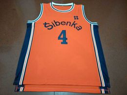 Stitched Vintage #4 Drazen Petrovic Retro European Basketball Jersey custom any name number jersey