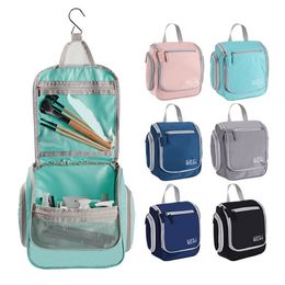 Cosmetics Storage Bag Women Travel Hanging Makeup Bags Portable Foldable Toiletry Organiser Pouch