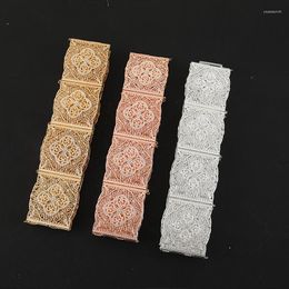 Belts Dubai Luxury Big Size Metallic Crystal Belt Jewelry Court Wedding Party Waist Chain Aduetable Length Square Button