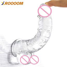 Beauty Items Realistic Dildo G Spot Stimulator- Big s with Suction Cup Adult sexy Toy Flexible Clear for Vaginal G-Spot &Anal Play