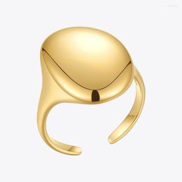 Cluster Rings ENFASHION Vintage Pebble Ring Gold Colour For Women Stainless Steel Anel Masculino Fashion Jewellery Halloween R214111