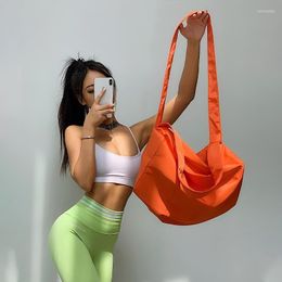 Evening Bags Sports Fitness Orange Bag For Girl Portable Big Nylon Green Crossbody Large Capacity Women Handbag Shoulder 2022 Fashion