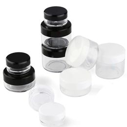 Bottiglia di profumo 50pcs Cosmetici in plastica Jar Makeup Box Art Art Stay Pot Contenitore 2G 3G 5G 10G 15G 20G Bottiglia per crema per lozione campione 221027