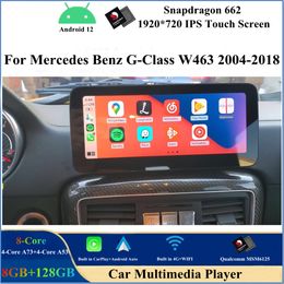 12.3 inch Android 12 Car DVD Player for Mercedes Benz G-Class W463 2004-2018 GPS Navigation CarPlay Android Auto Video display screen Bluetooth 4G WIFI