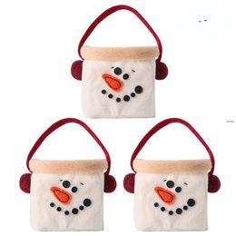 Christmas Decorations Candy Bags Cute Funny Tote Decor Multipurpose Xmas Gift Bag Party Favour Gifts For Children JNC201