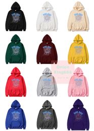 Designer Pullover Sp5der Young Thug 555555 Angel Hoodies Bubble Hair Letter 555 Print Men's And Women's Couple's Sweater Hooded