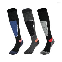 Sports Socks Merino Wool Ski For Men Women Warm Compression Long Sock Knee High Winter Cycling Snowboarding