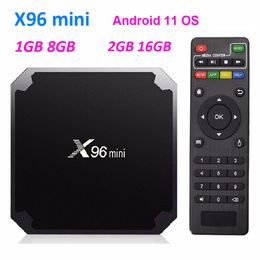 X96 Mini Android 11.0 tv box Amlogic S905W2 1GB 8GB/2GB 16GB player 4K Smart Box VS tx3 MXQ Pro