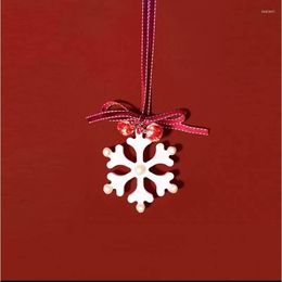 Interior Decorations Colourful Snowflake Decoration Car Ornaments Rear View Mirror Accessories For Ornament