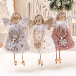 Christmas Decorations Navidad Xmas Tree Pendant Ornaments 2023 Year Gifts Christmas Angel Dolls Christmas Decoration for Home Natal Noel Deco