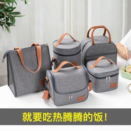 Storage Boxes Thermal Insulation Bag Thickened Hand-held Aluminum Foil Bento Large Office Worker Carrying A Lunch Box