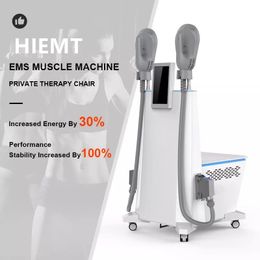 Ems Slimming Machine EMSlim Electromagnetic Floor Chair Air Cooling Muscle Building Instrument HIEMT Pro Max Fat Burning Body Shape With 2 Handles Hiemt Pelvic