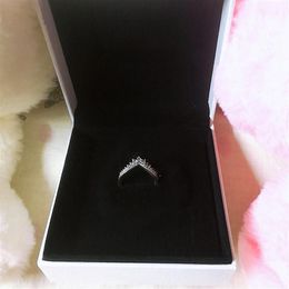 arrival Women princess crown Rings with Original Gift Box for Pandora 925 Sterling Silver CZ Diamond Ring Set183y