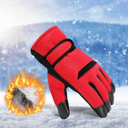 Ski Gloves Outdoor Warm Winter Mountain Snowboard Men Women Cold Snow ing Mittens Waterproof Snowmobile L221017