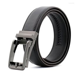 Belts Genuine Leather Belt Men 2022 Fashion Brand Cowboy Female Waistband With Buckle No Holes Women Black Brown Cummerband