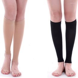 Sports Socks 1 Pair Elastic Relieve Leg Calf Sleeve Varicose Vein Circulation Compression Stocking Care Support Ankle