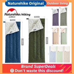 Sleeping Bags Naturehike Cotton Envelope Ultralight Outdoor Camping Breathable Waterproof 3 Seasons T221022