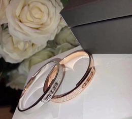 Luxury Jewellery design S925 silver Move bracelet For Women girls rose gold silver Colour moved bracelete masculino France Jewellery