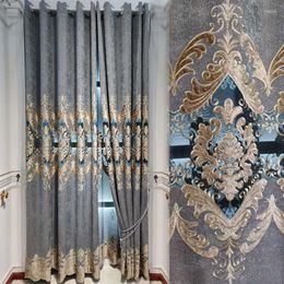 Curtain European Style Curtains For Living Dining Room Bedroom Luxury Custom Modern Embroidery Nordic Window Home Decoration