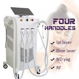 MultiFunction Laser Beauty Equipment 755 808 1064 Diode Laser Hair Removal Machine IPL Elight Nd yag RF Device