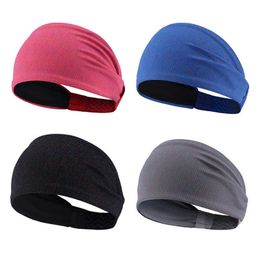 Yoga Hair Bands Absorbent Cycling Yoga Sport Sweat Headband Men Sweat Band For Men And Women Yoga Headbands Head Sweat Bands Sport Safety L221027