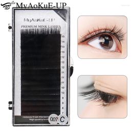 False Eyelashes 0.05/0.07/0.10 Bunches Premium Natural Synthetic Fluffy Mink Lashes Extension Individual Fake Eyelash Clusters