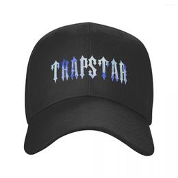 B9qd Ball Caps Cool Trapstar Baseball Cap for Men Women Personalized Adjustable Unisex Dad Hat Spring Snapback Trucker Hats