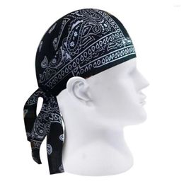 Scarves Adult Men Paisley Print Motorcycle Wrap Biker Hat Bandana Headscarf Skull Cap Headsc