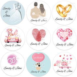Party Supplies Custom Wedding Stickers Labels Customized Any Text Personalized Marriage Valentine's Day Anniversary Engagement Hen Decor
