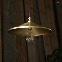 Pendant Lamps Industrial Lamp Hanging Lights Copper Vintage Nordic Light Fixtures Bedroom Living Room Loft Decor Luminaire Suspendu
