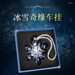 Interior Decorations Car Pendant Personalised Style Supply Crystal Snowflake Hanging Decoration Practical Ornamen