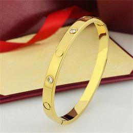 Fashion Brand Designer Bracelet Couple Bangles Friendship Jewellery Luxury Prom Jewelry Charm Bangle For Women Christmas Gifts Wedding Diamond Bracelets